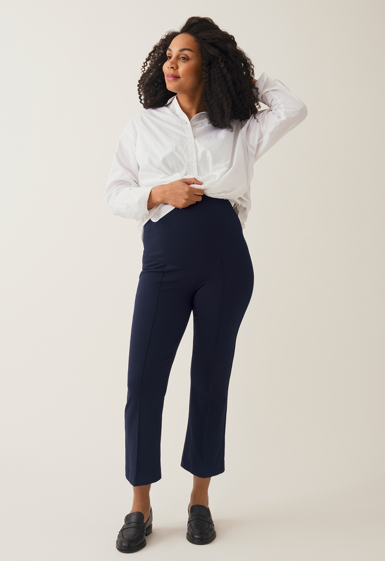 Kostymbyxor gravid - Mörkblå