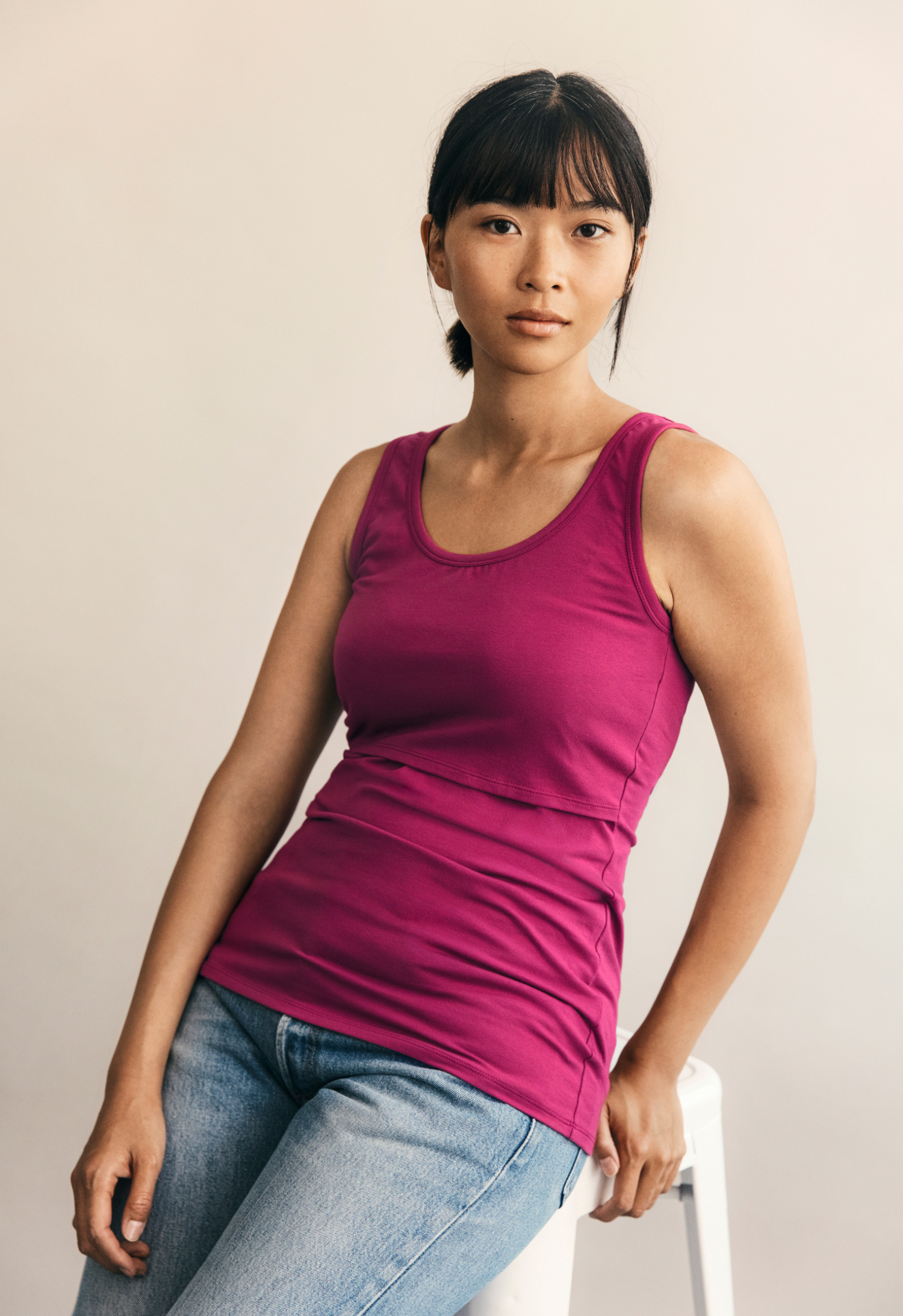 Amningslinne - Dark Orchid