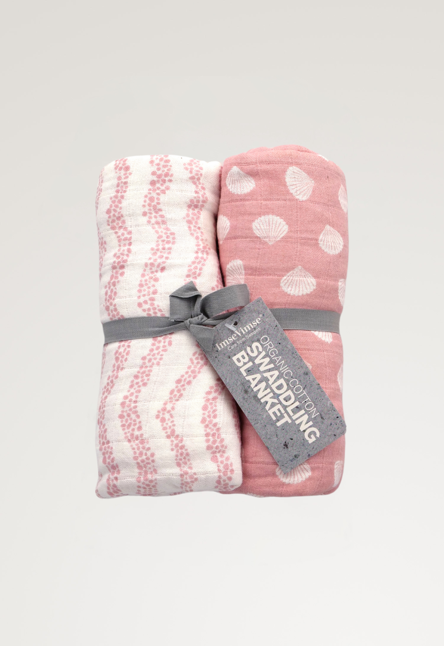 Muslin filt - Pink Shell/Stone